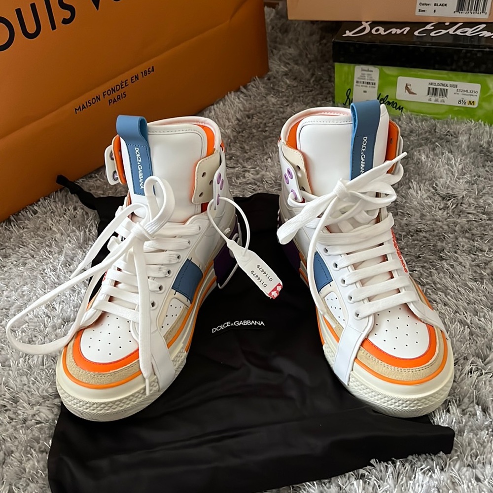 Dolce & Gabbana Sneakers /Custom High-Top Sneaker w/cont, sneaker Alta